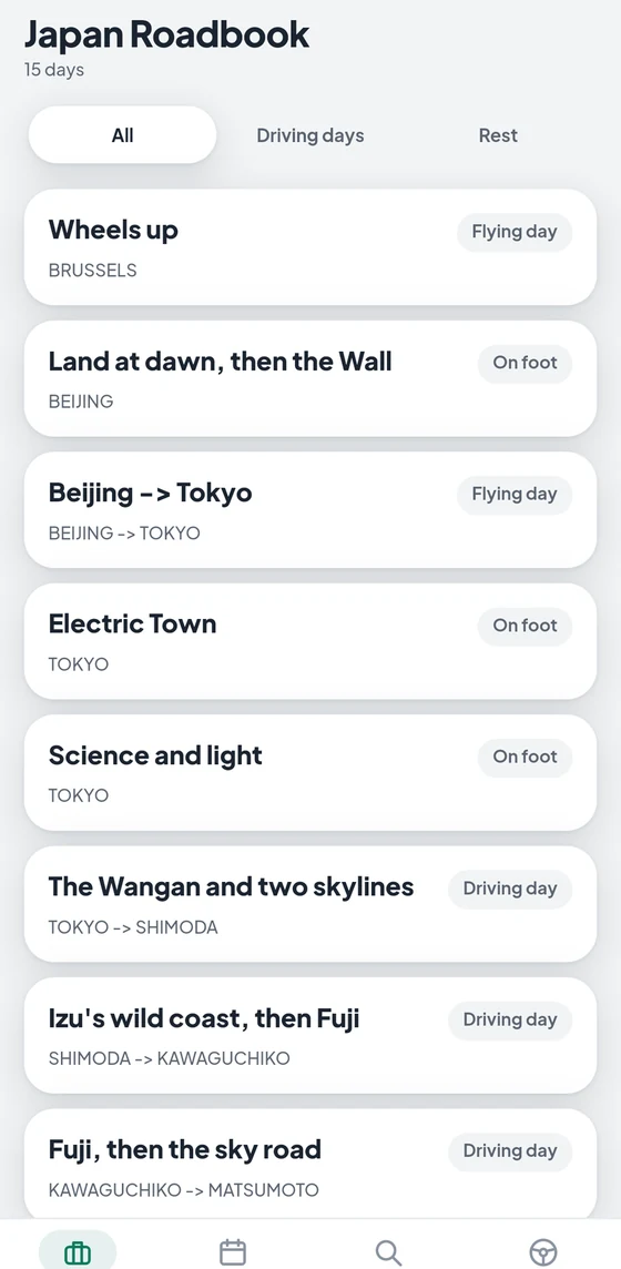 Een roadtrip van vijftien dagen door Japan, dag voor dag gepland